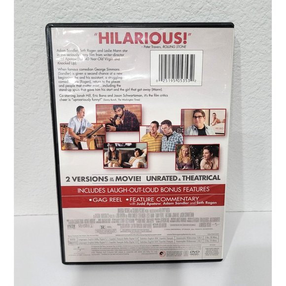 Funny People Adam Sandler 2009 Widescreen DVD - Picture 4 of 4